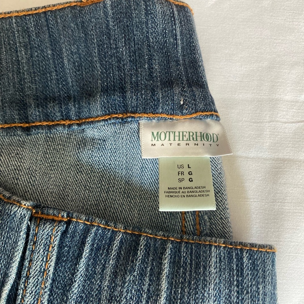 MOTHERHOOD MATERNITY WOMEN JEANS PANTSđź’•SIZE Lđź’• - Picture 7 of 8
